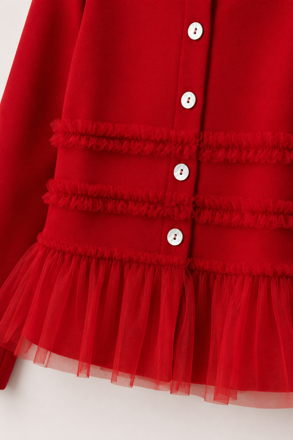 Kaylina Knit Ruffle Cardigan