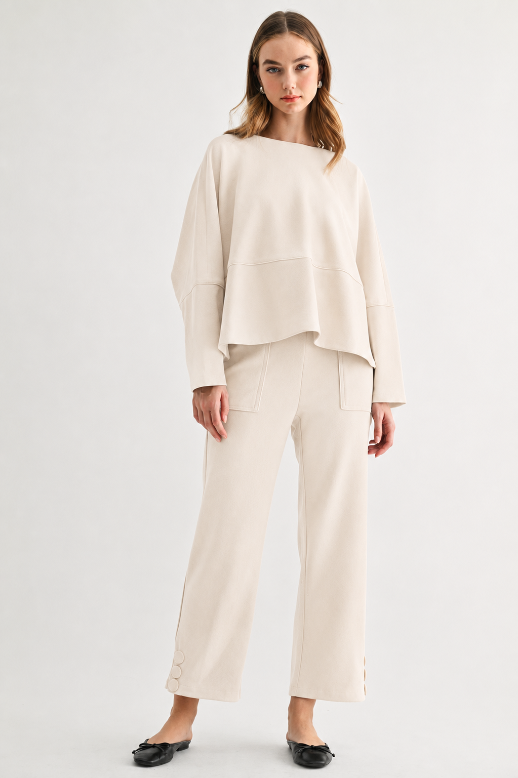 Krista Knit Matte Crepe Knit Top