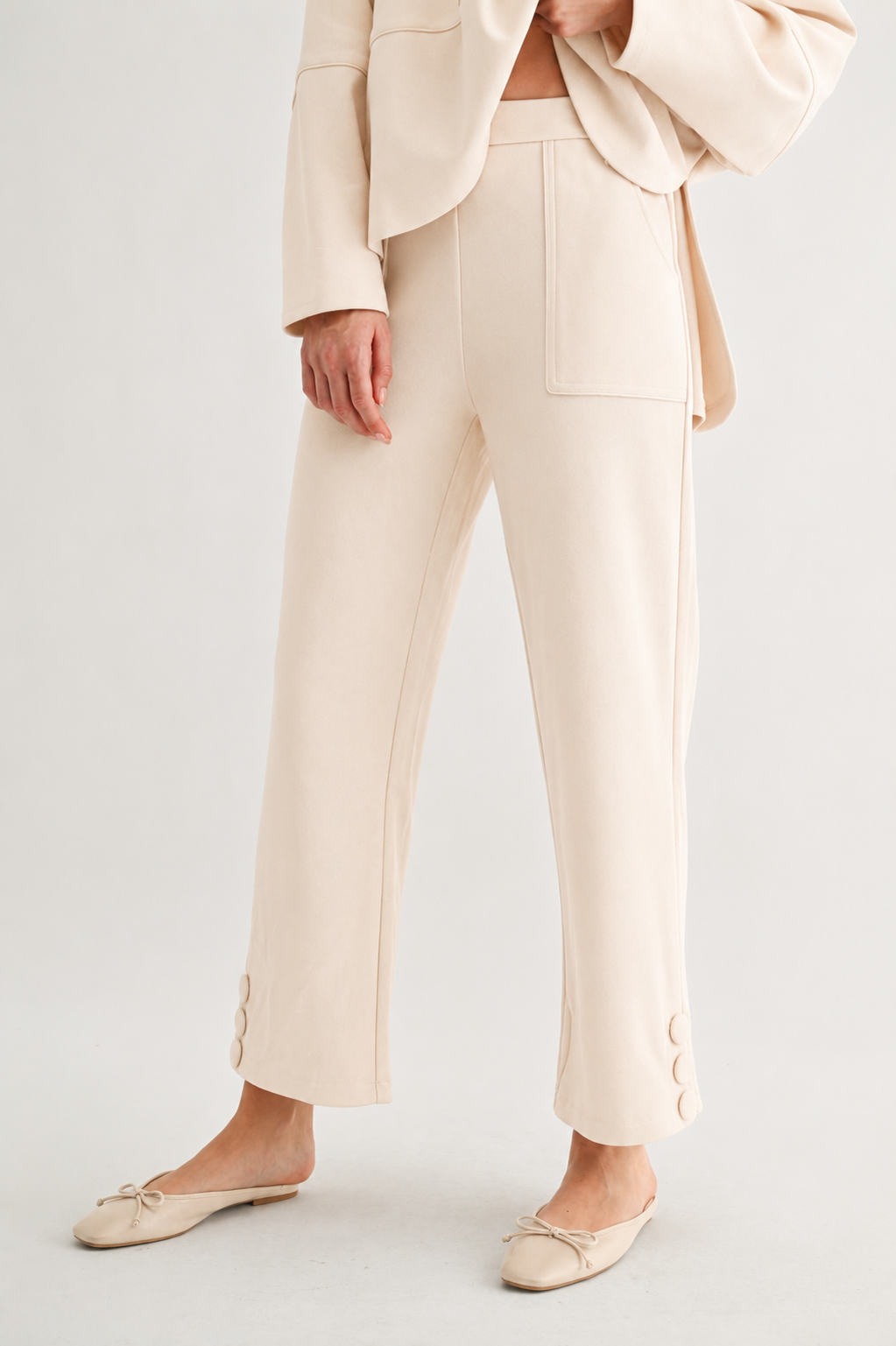Kurtis Matte Crepe Knit Pant