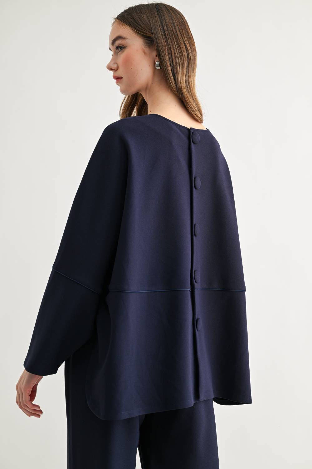 Krista Knit Matte Crepe Knit Top