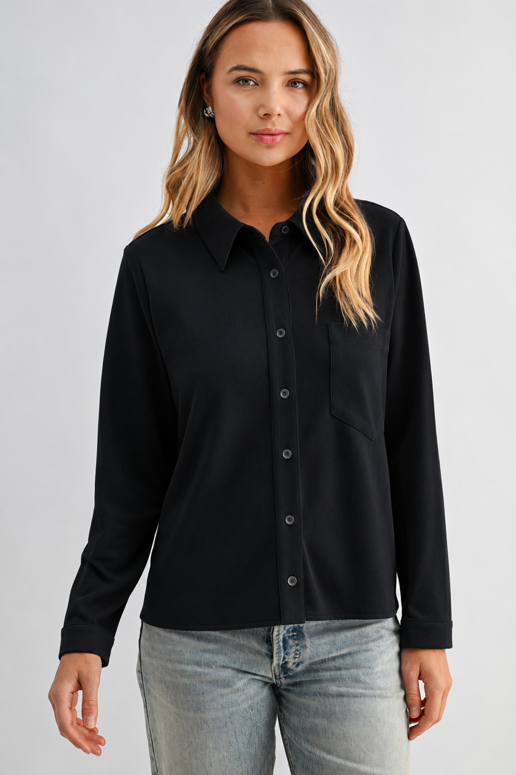 Azalea Stretch Suede Top