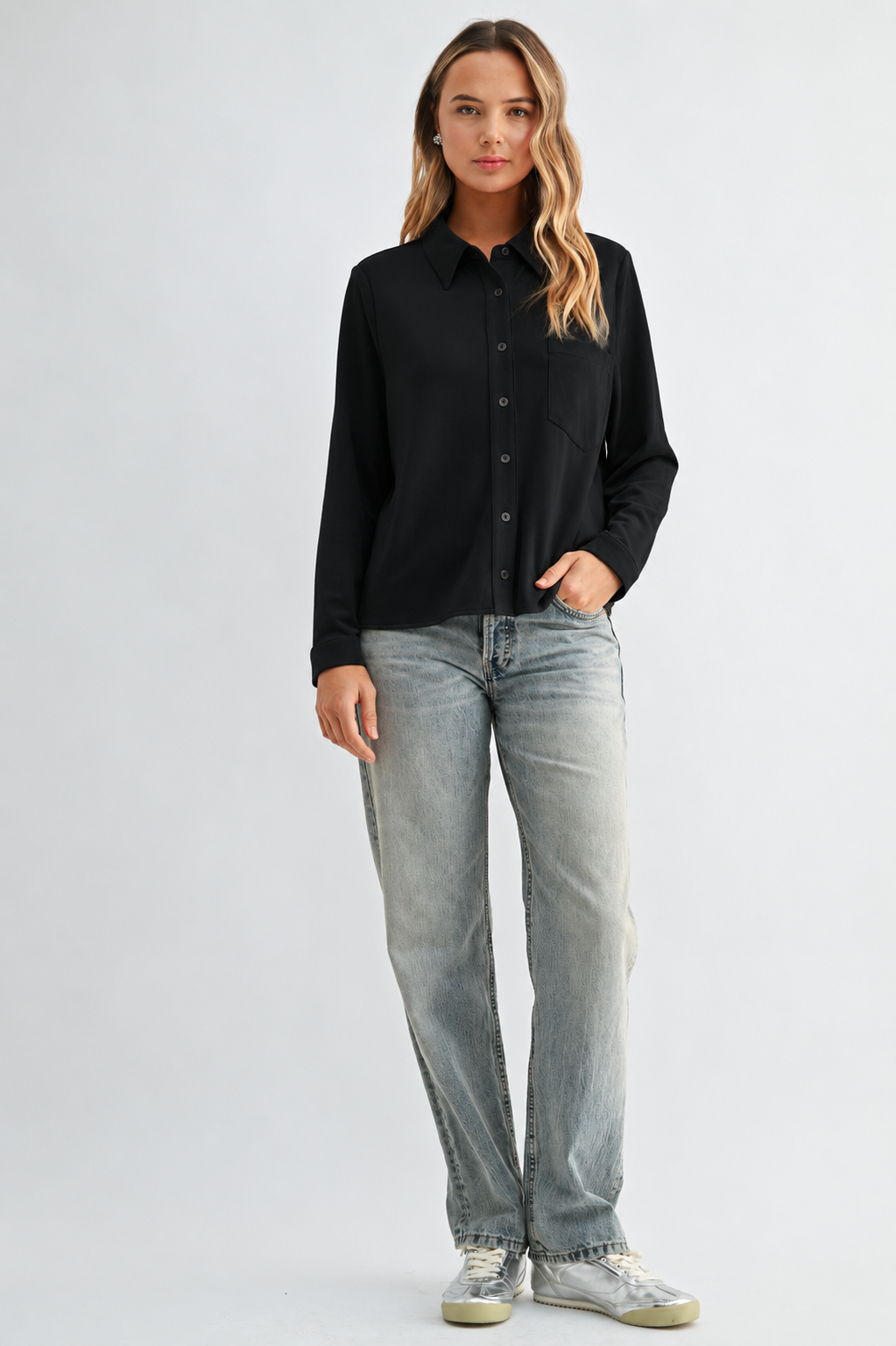 Azalea Stretch Suede Top