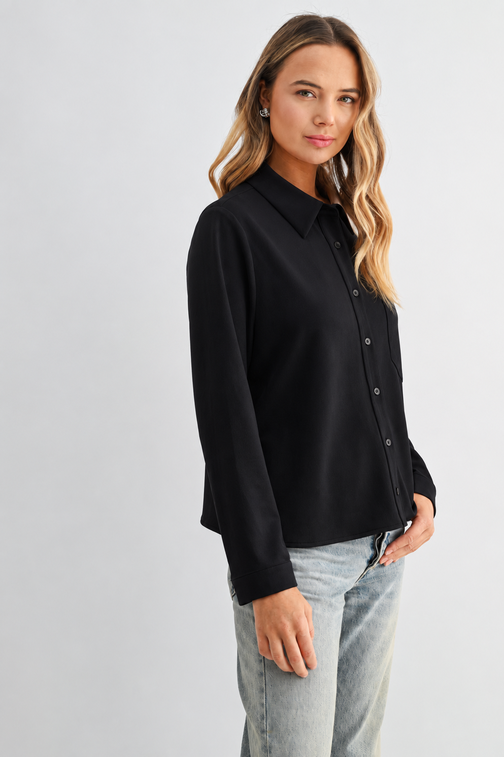 Azalea Stretch Suede Top