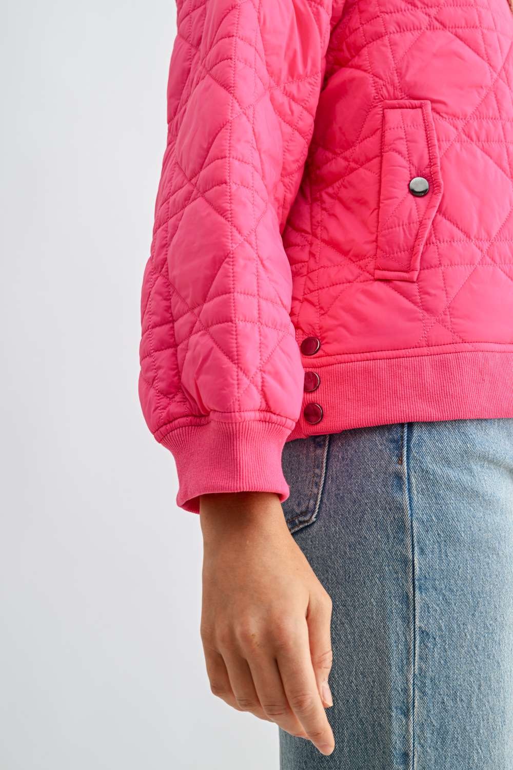 Janessa Quilted Bomber Jacket
