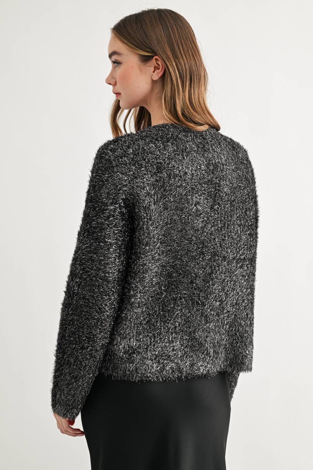 Stephanie Ribbon Bow Knit Cardigan