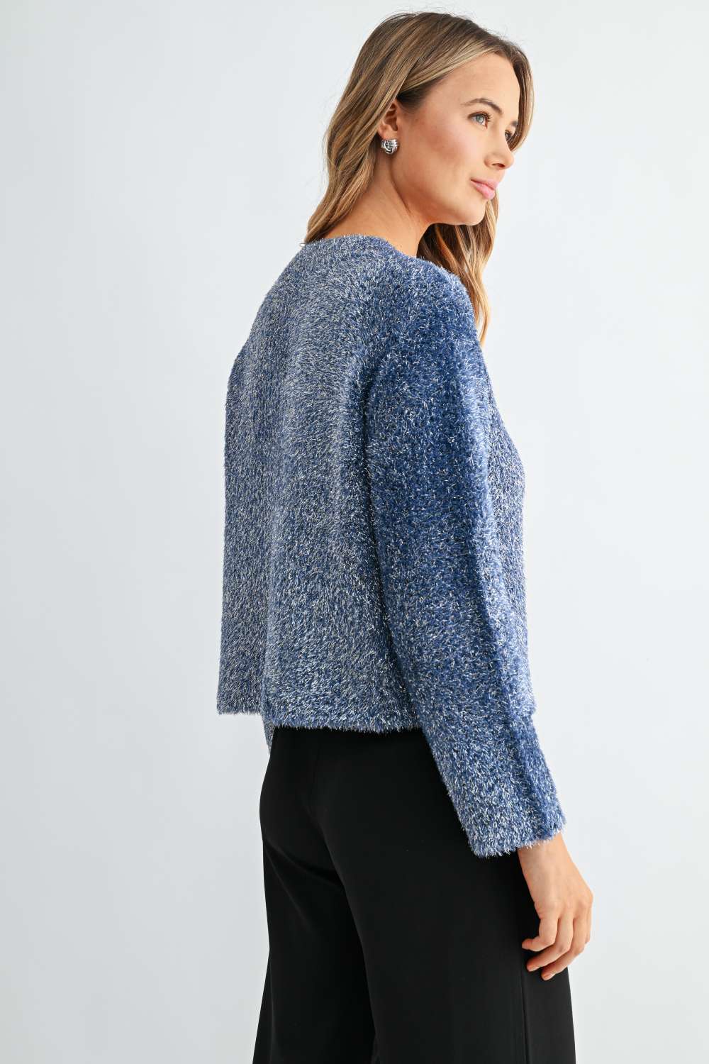 Stephanie Ribbon Bow Knit Cardigan