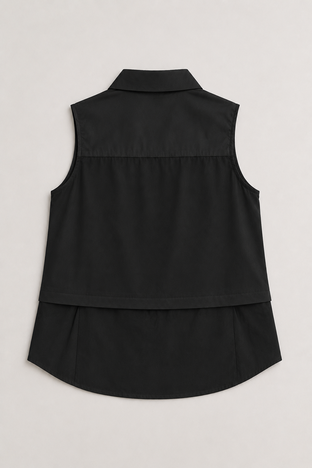 Caroline Sleeveless Collar Top
