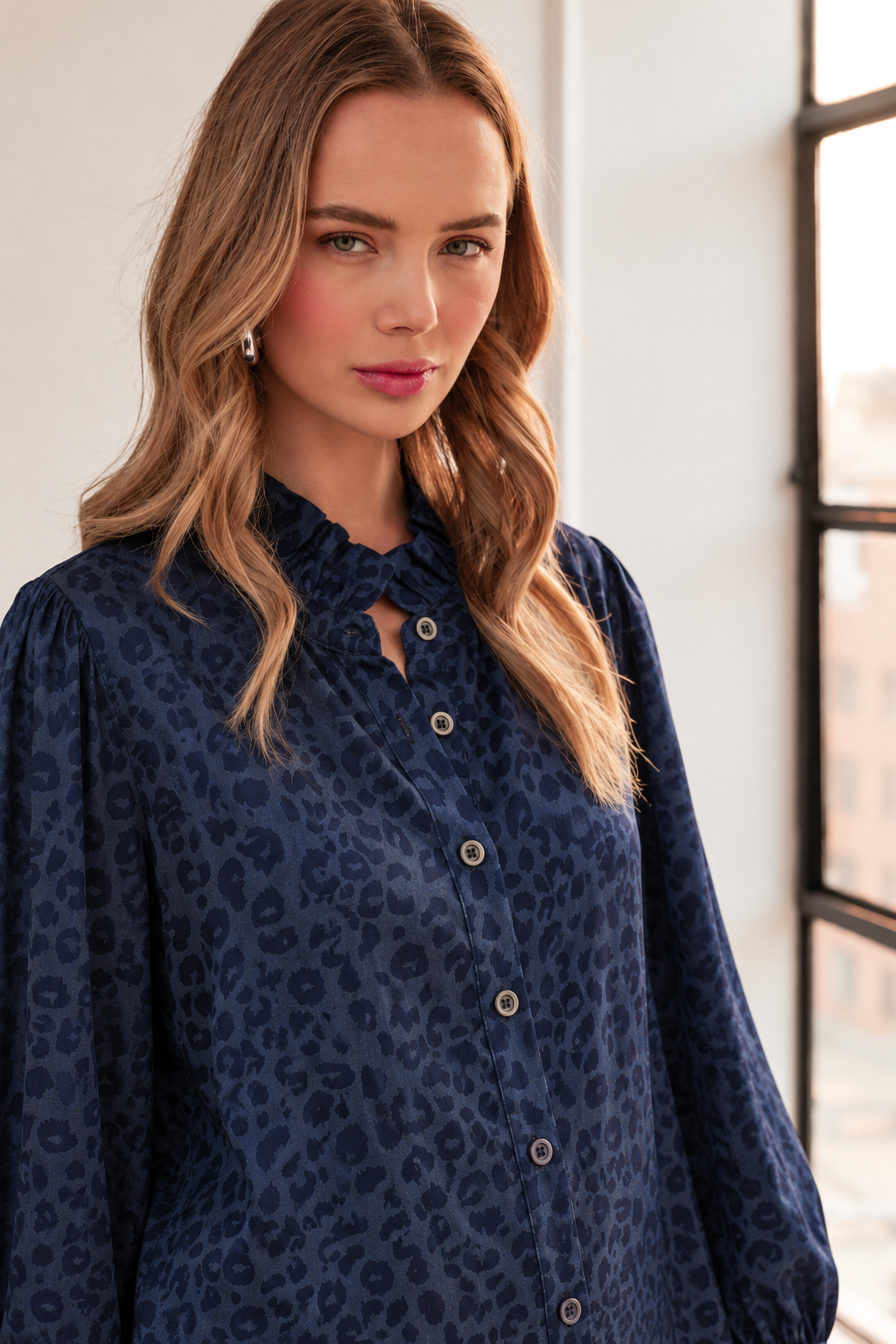 Diana Woven Animal Print Dress