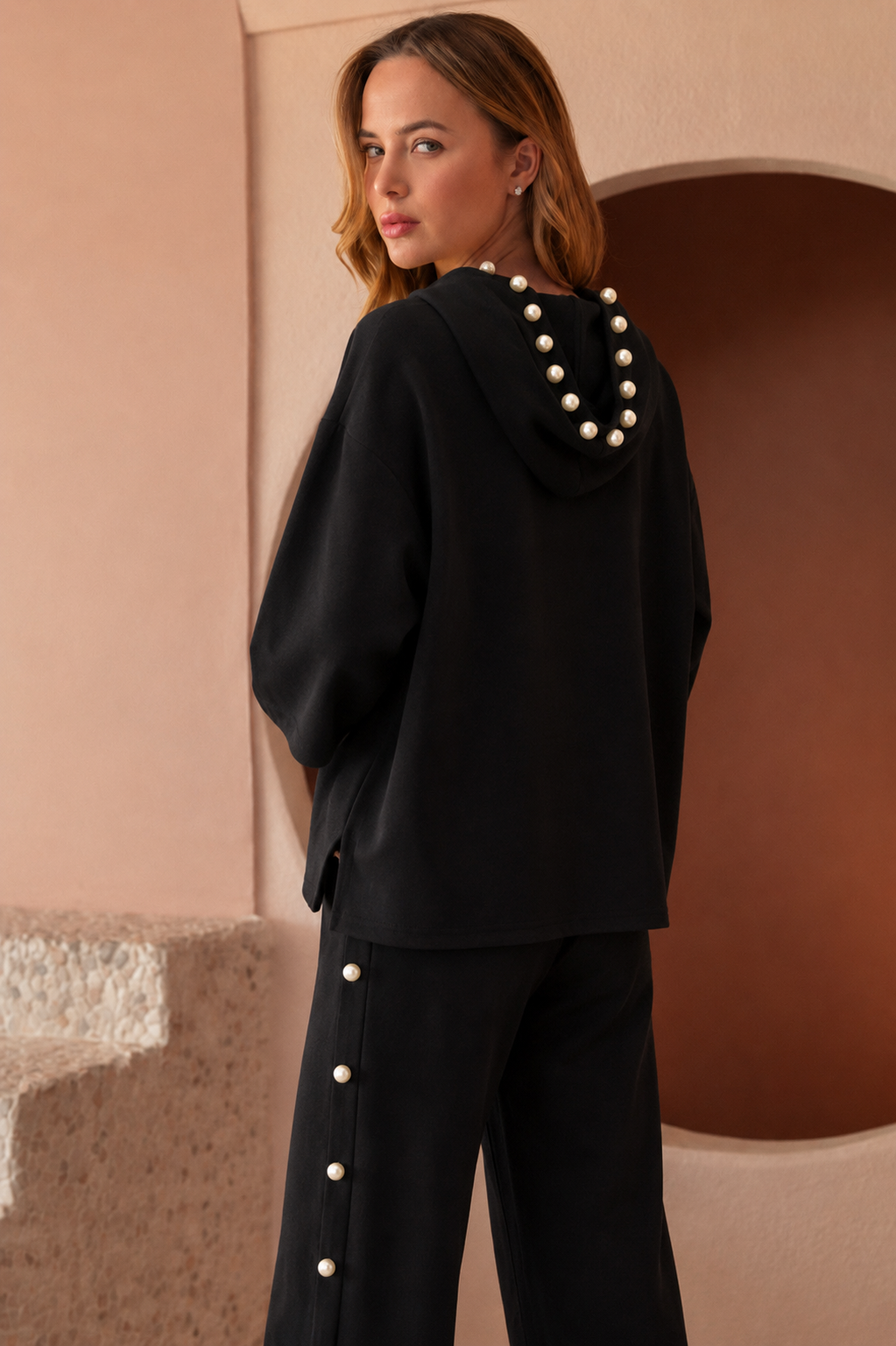 Francine French Scuba Pearl Hoodie