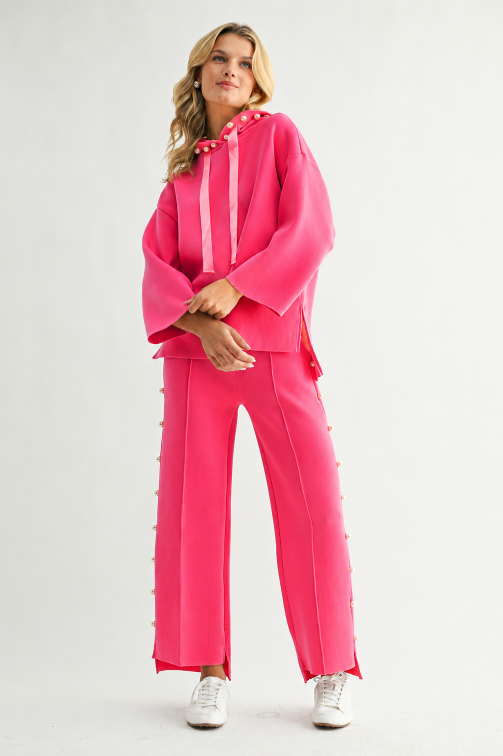 Farrah French Scuba Pearl Pant