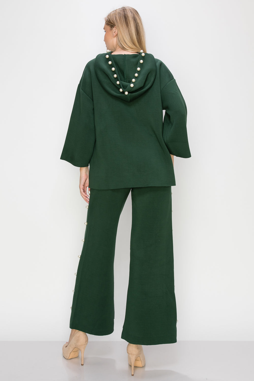 Farrah French Scuba Pearl Pant