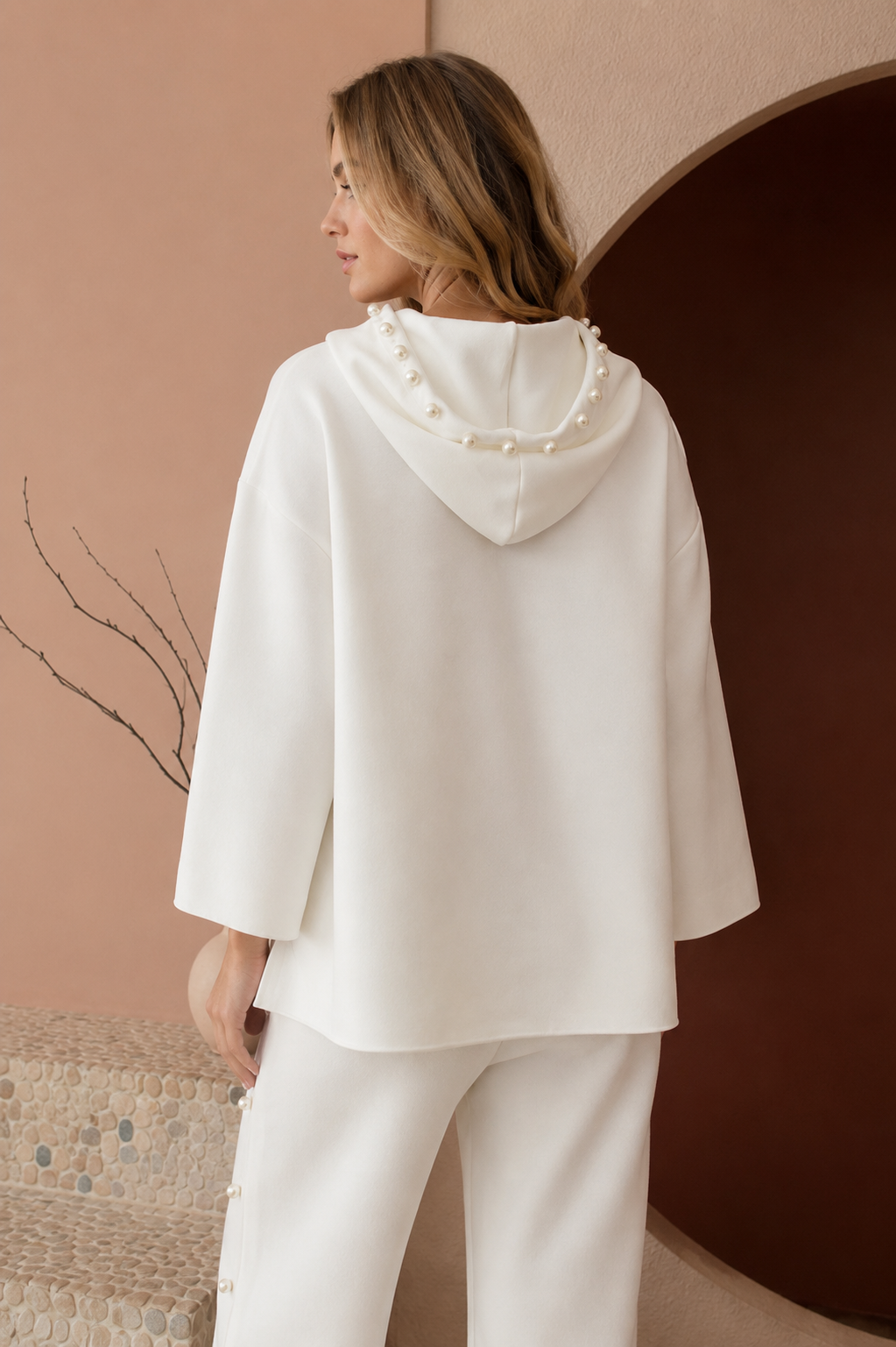 Francine French Scuba Pearl Hoodie