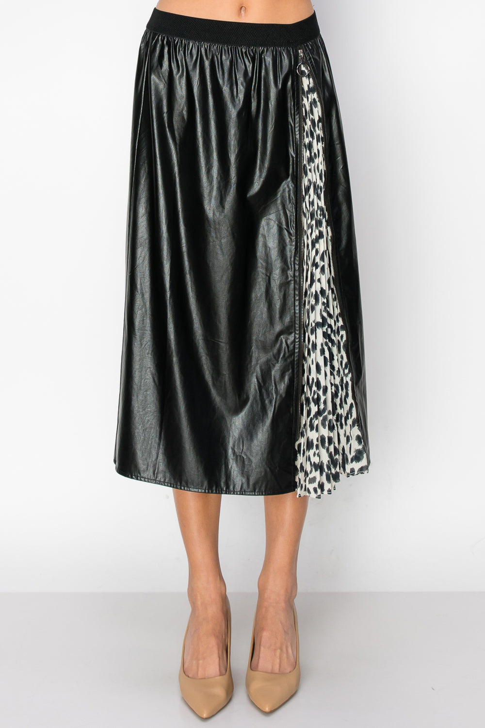 Laura Leather Skirt