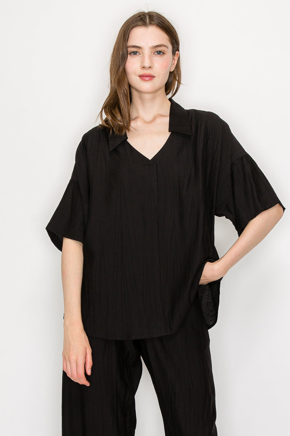 Jennifer Woven Textured top
