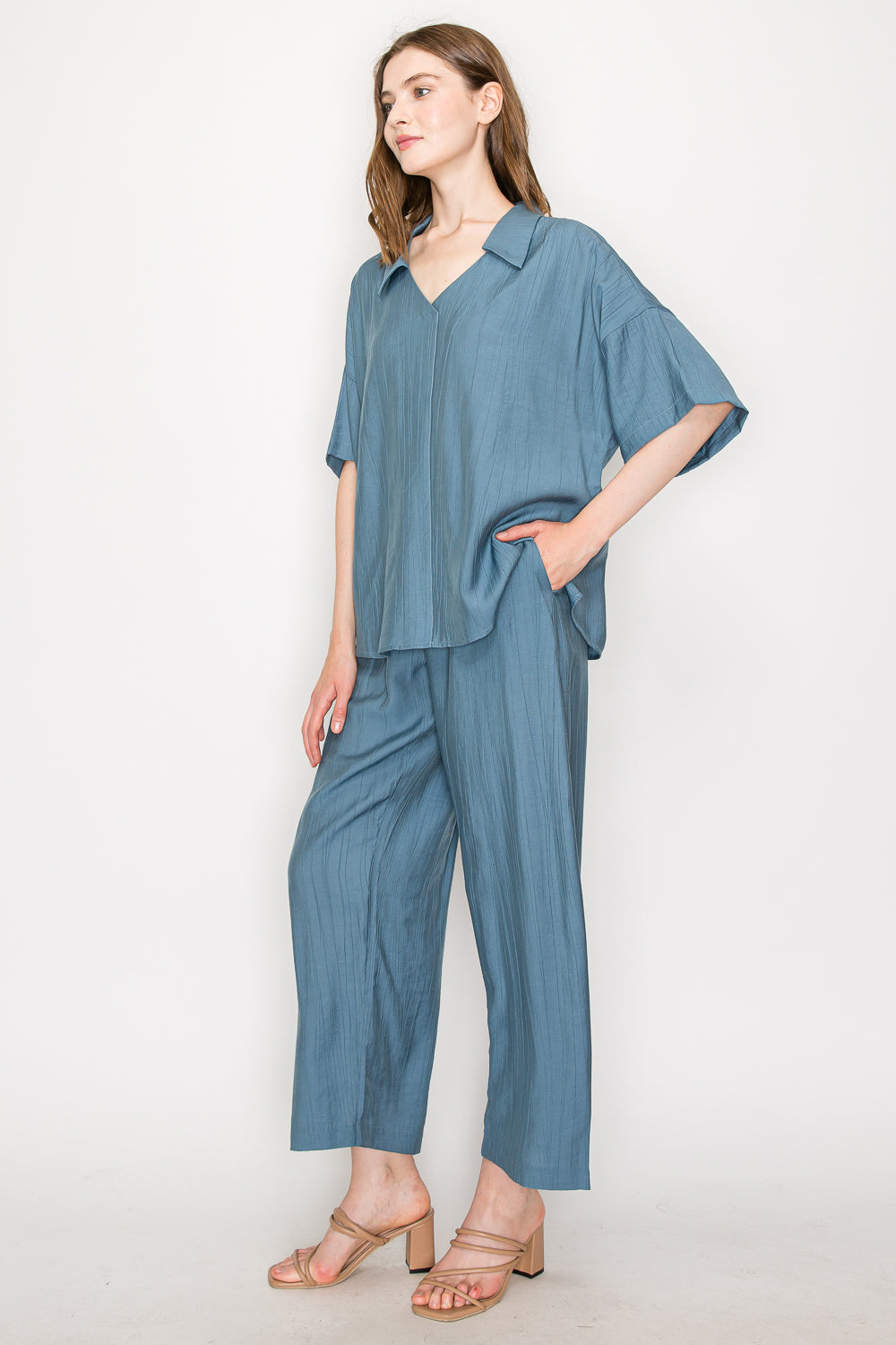 Jennifer Woven Textured top