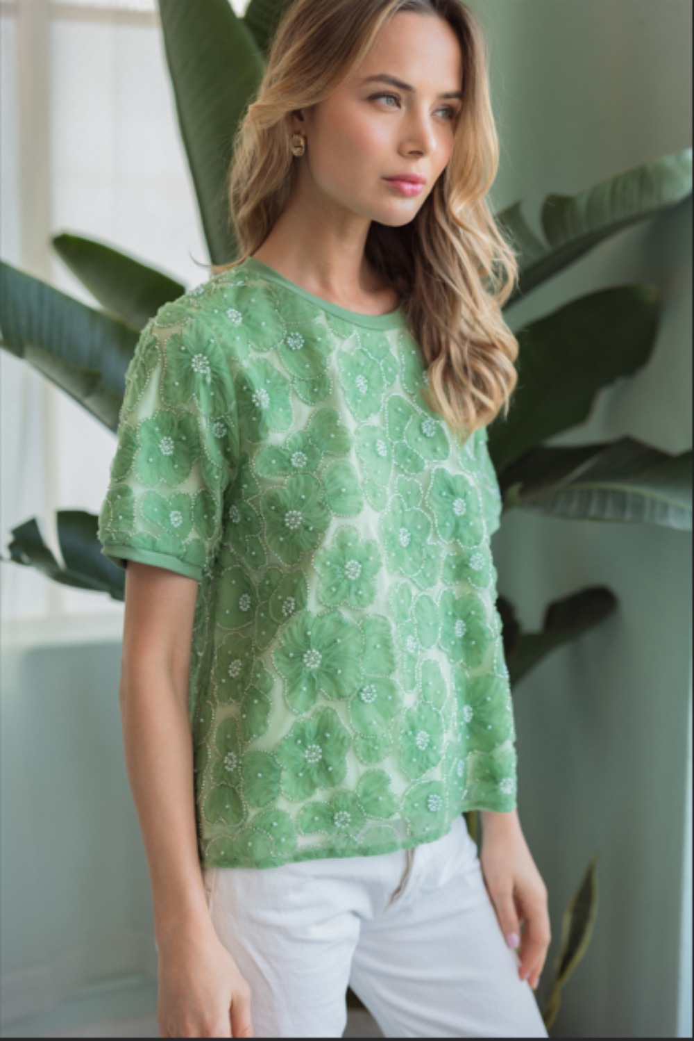 Jonas Top with Pearls