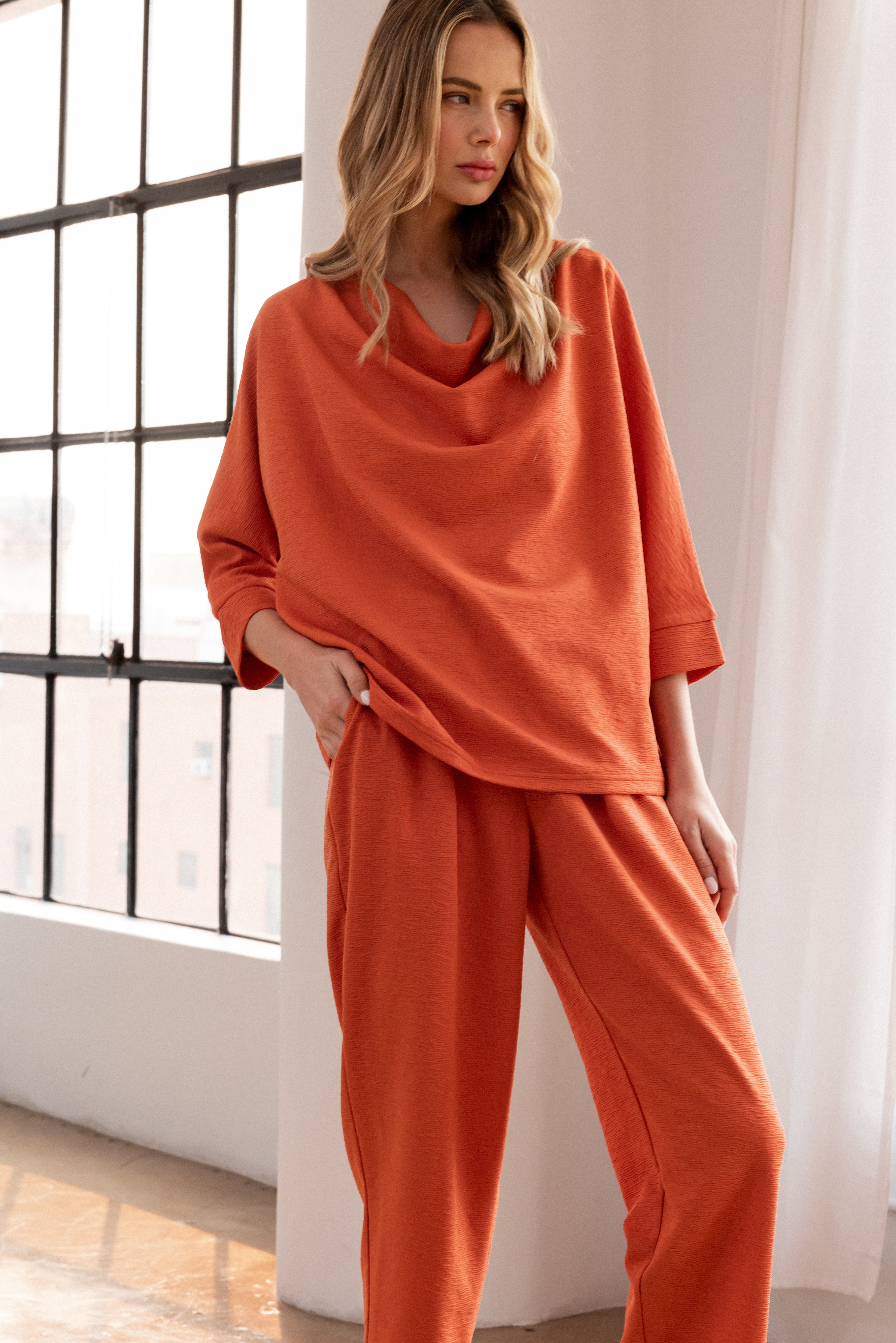 Keziah Cowal Textured Knit Top