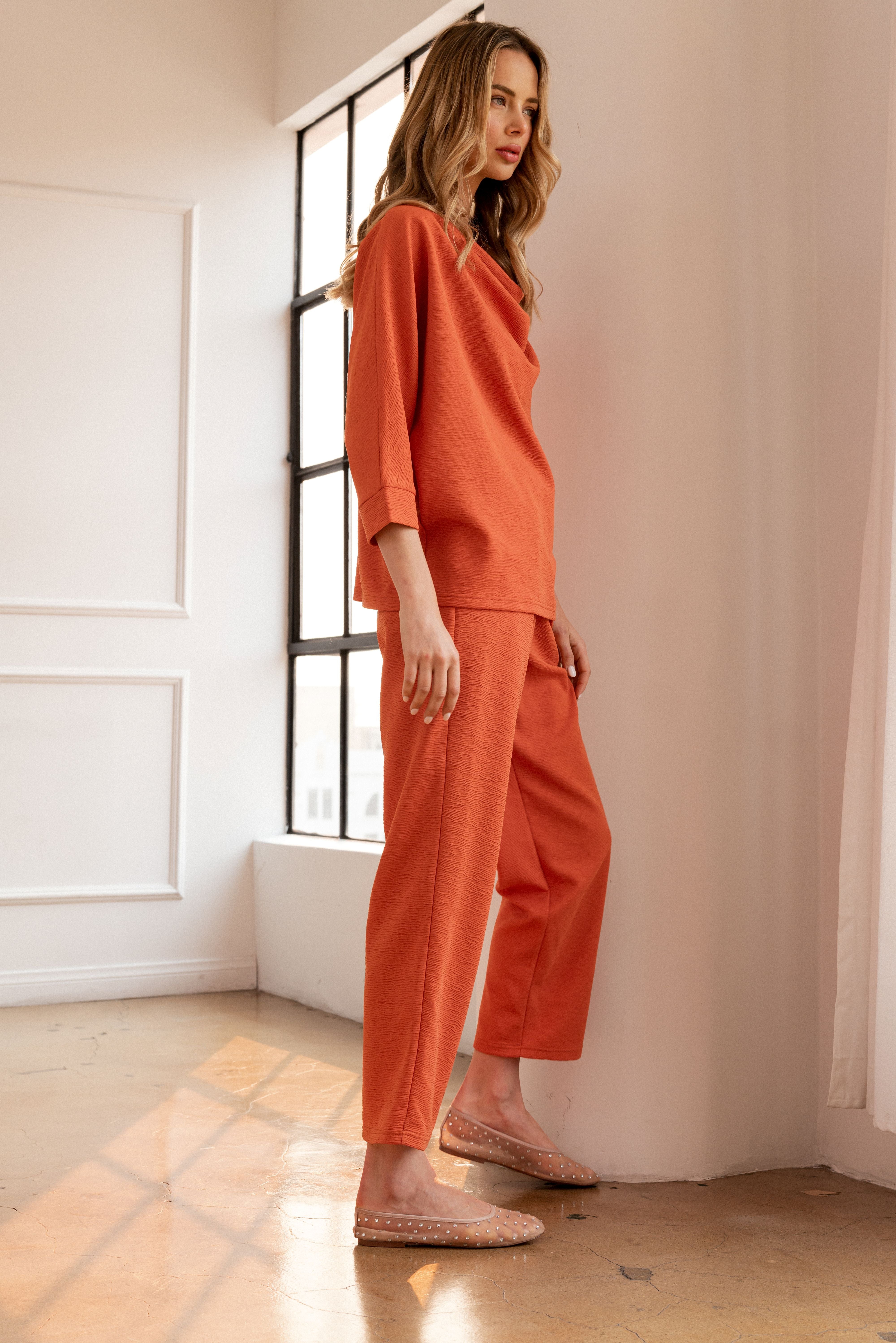 Karlee Textured Knit Pant