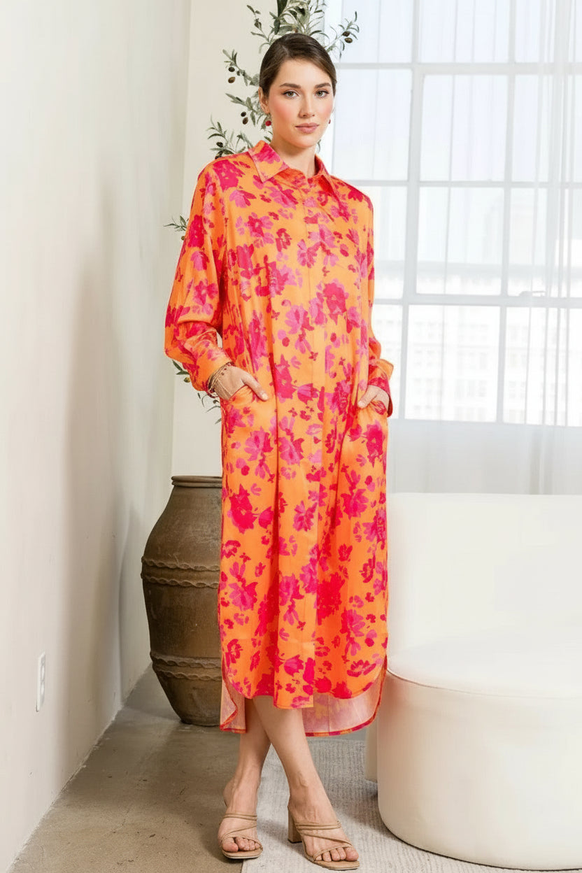 Jace Woven Floral Print Dress