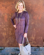 Load image into Gallery viewer, Aurora Suede Round Neck with Pockets