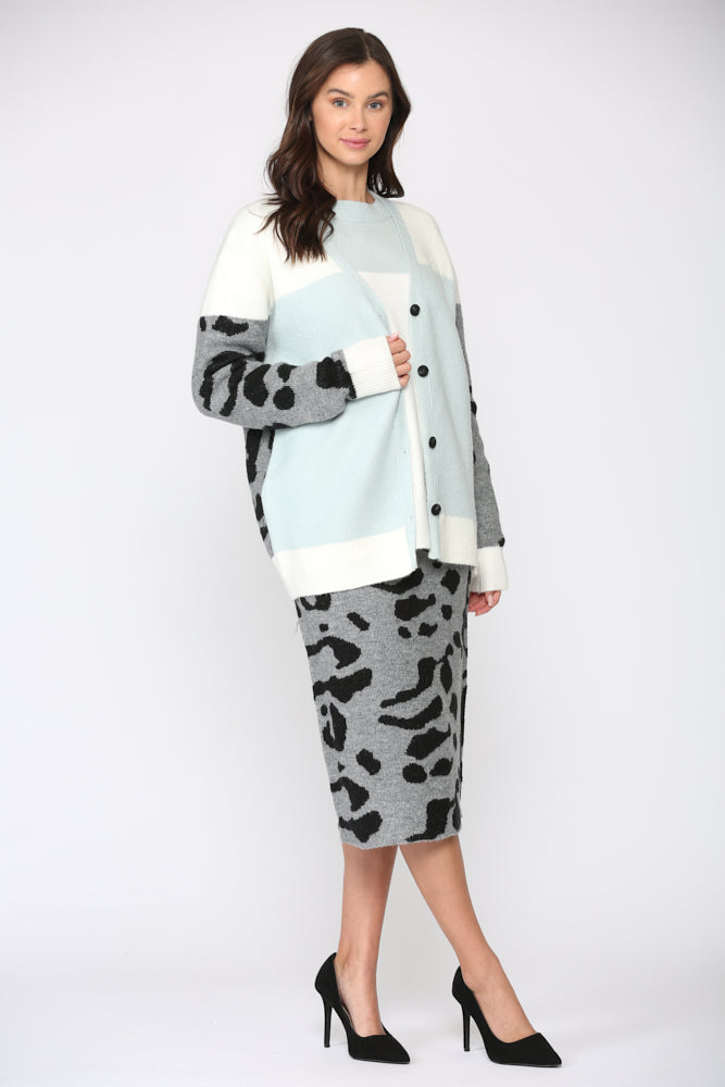 Stacy Stretch Sweater Knitted Cardigan