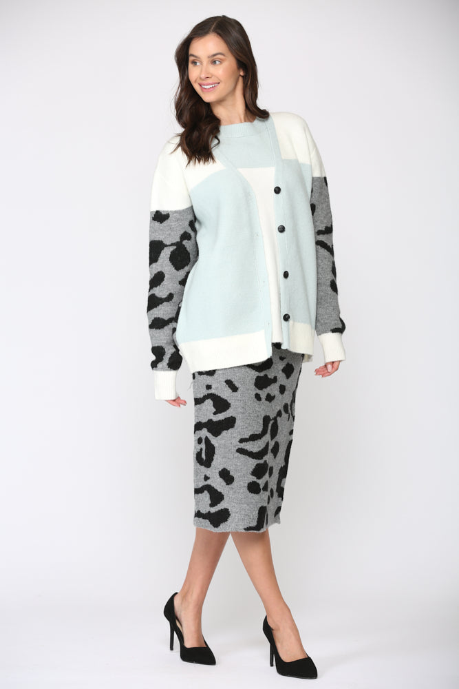 Stacy Stretch Sweater Knitted Cardigan