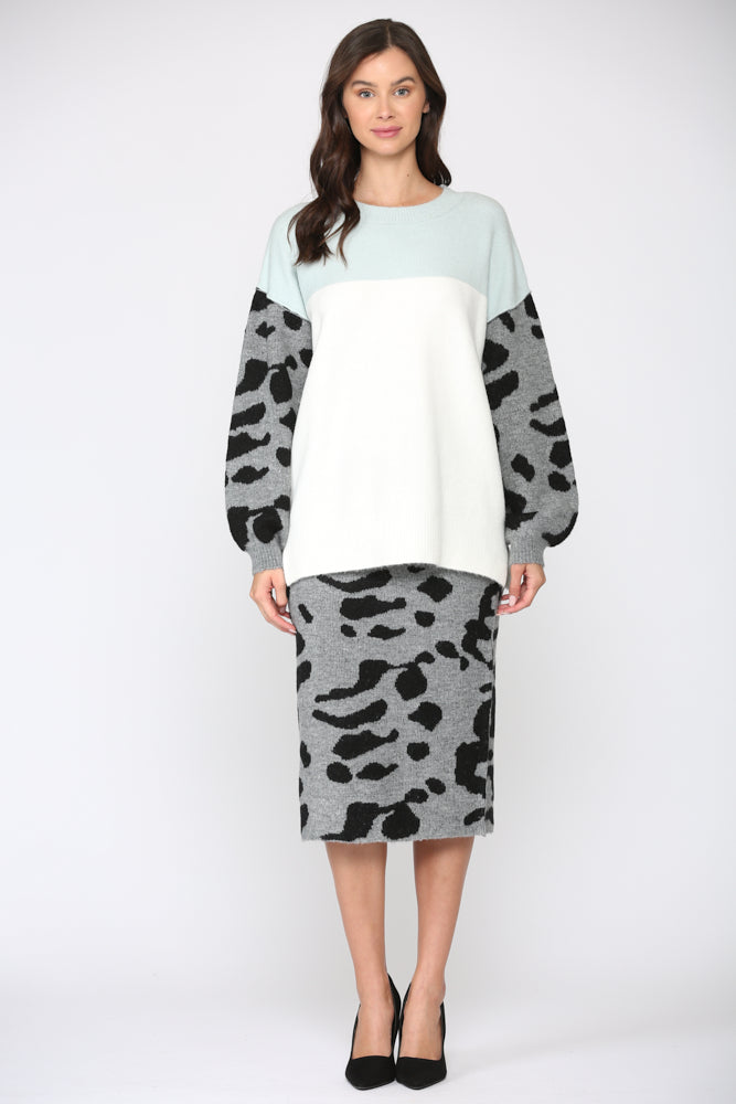 Sasha Stretch Knitted Sweater Top