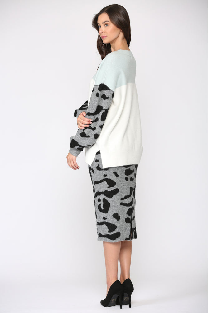 Sasha Stretch Knitted Sweater Top