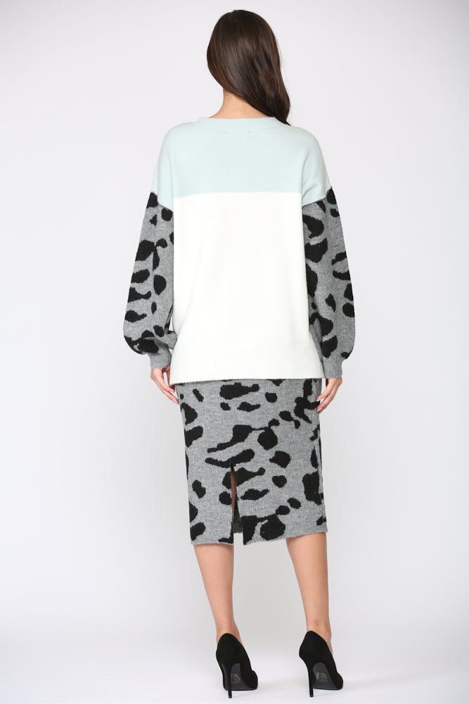 Sasha Stretch Knitted Sweater Top