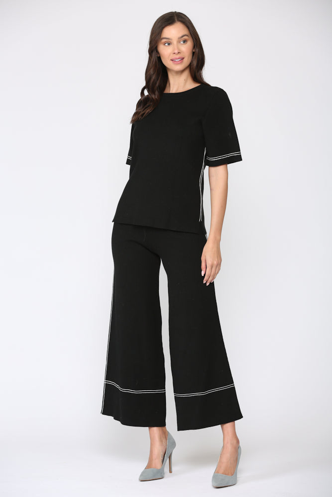Selena Ribbed Knitted Pant