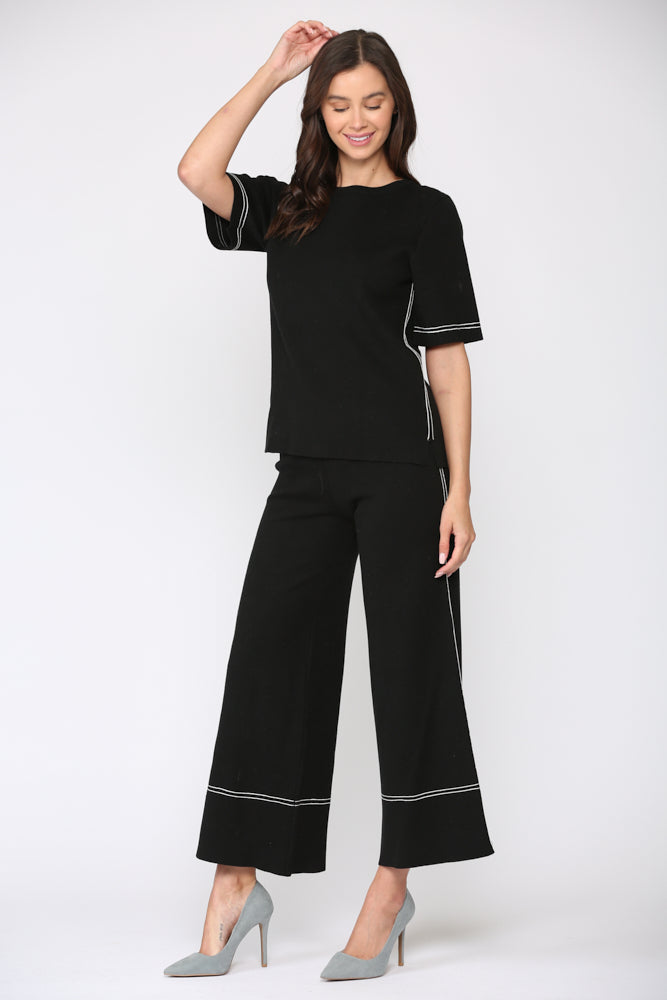 Susie Ribbed Knitted Top