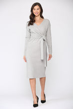 Load image into Gallery viewer, Shay Sweater Wrap Dress