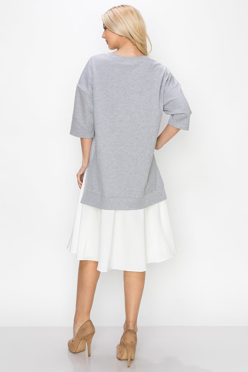 Rena Stretch Pointe Knit Dress