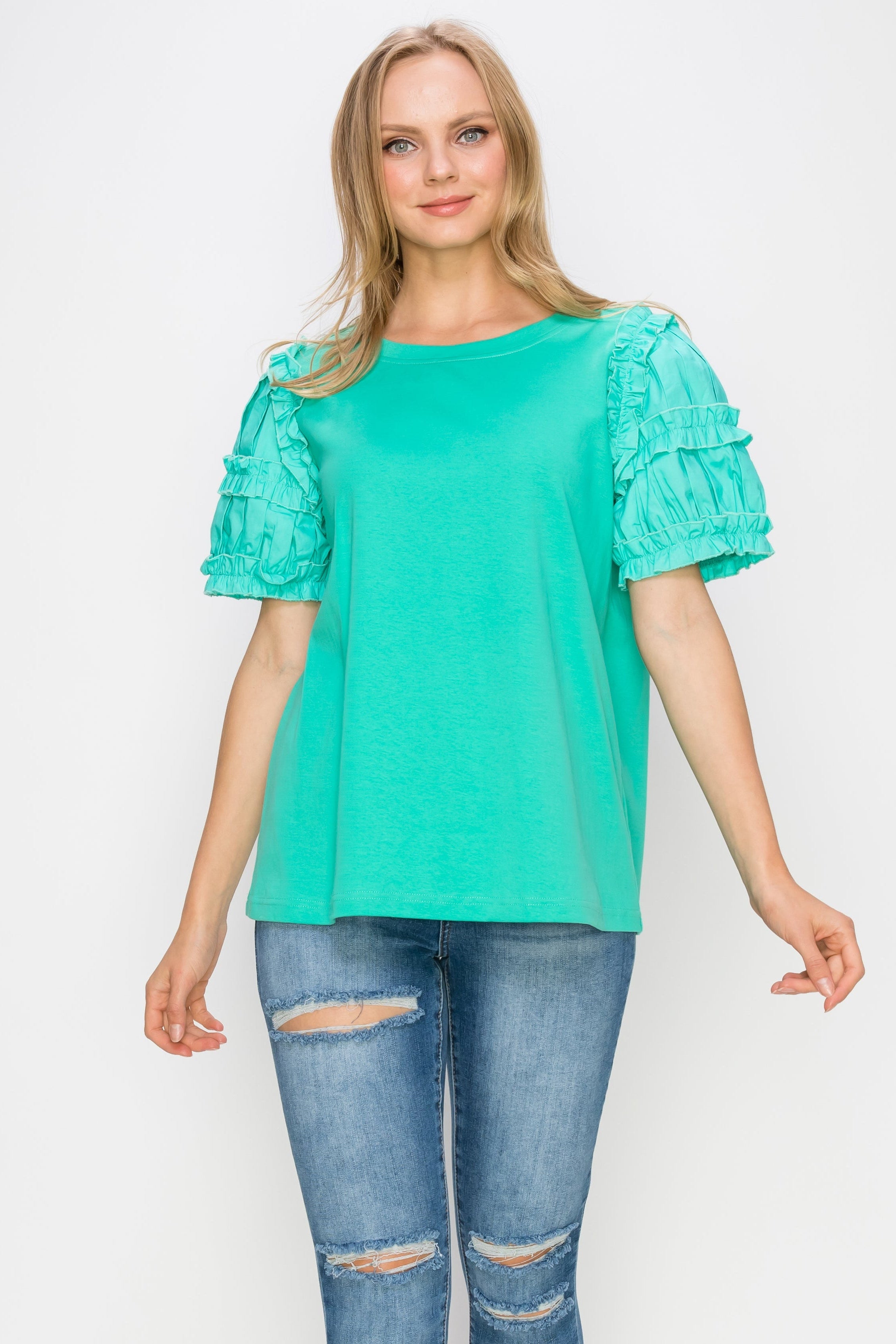 Ryan Stretch Pointe Knit Top