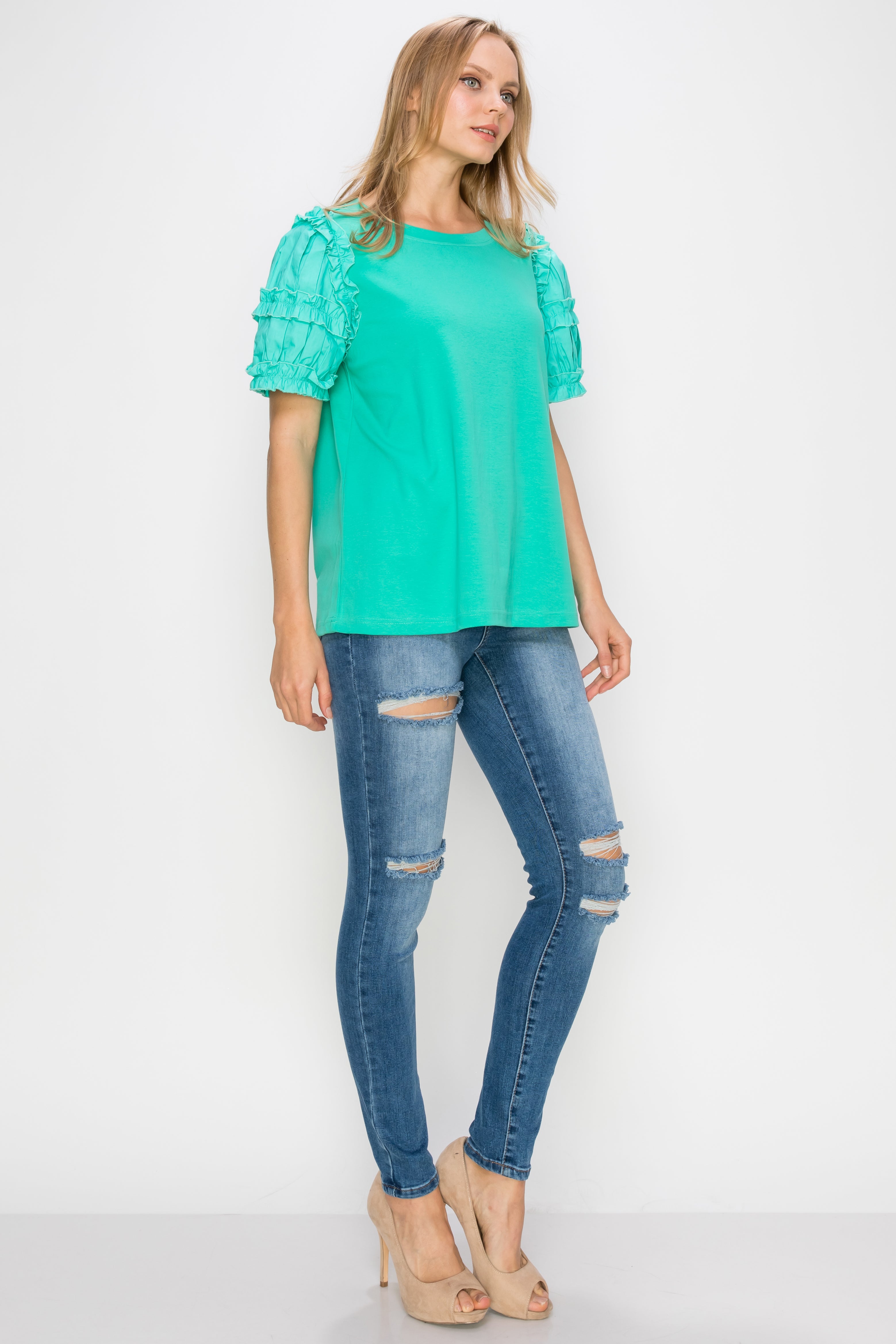 Ryan Stretch Pointe Knit Top
