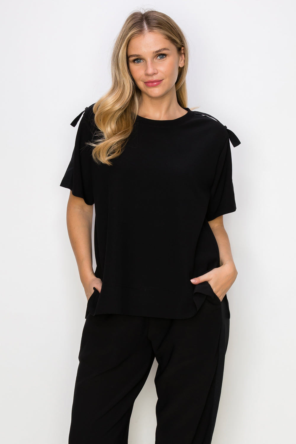 Kate Knit Stretch Crepe Top