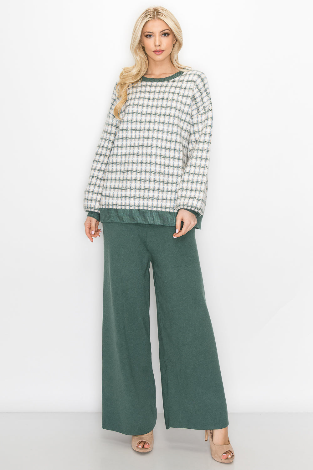 Shelia Stretch Knitted Sweater Pant