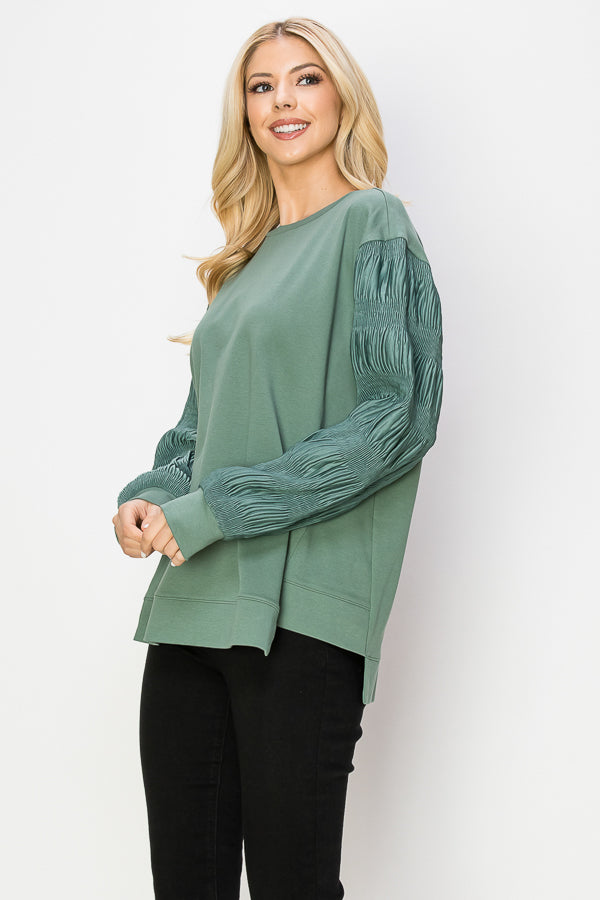 Radana Stretch Pointe Knit Top