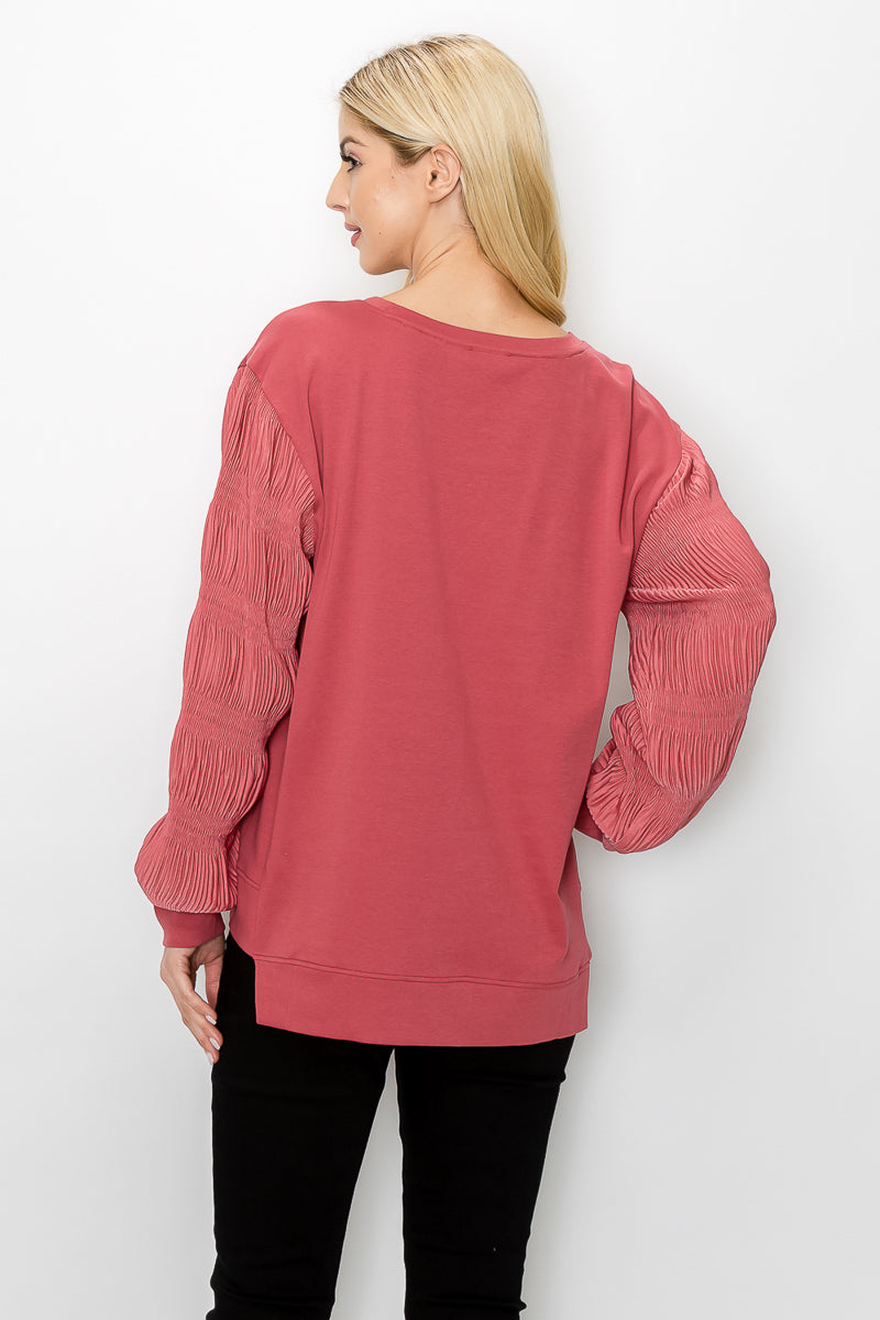 Radana Stretch Pointe Knit Top