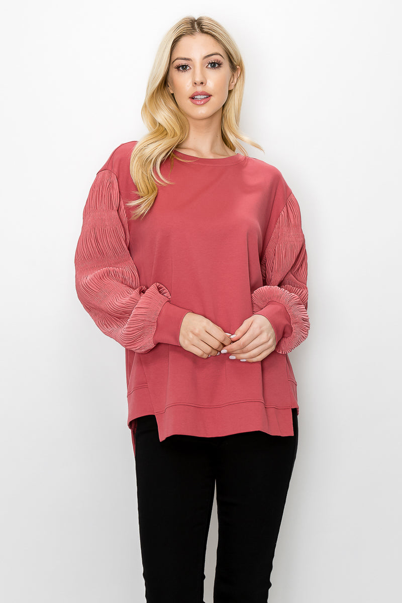 Radana Stretch Pointe Knit Top