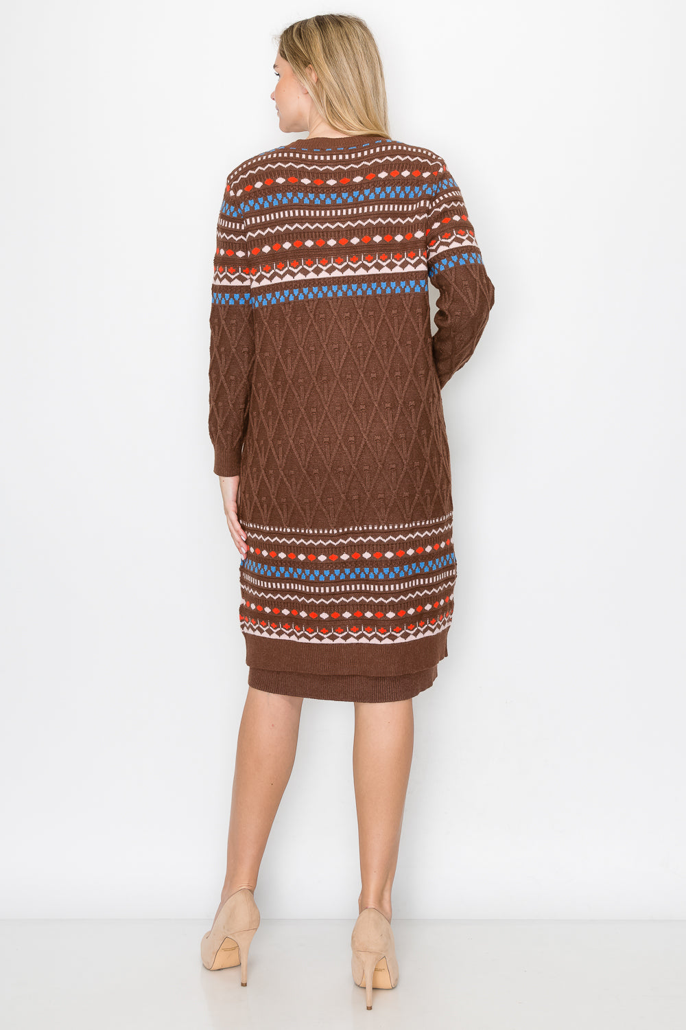 Sherra Stretch Knitted Sweater Cardigan