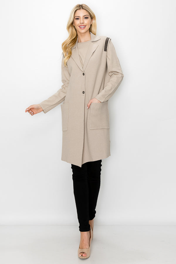 Shirie Stretch Knitted Sweater Vest