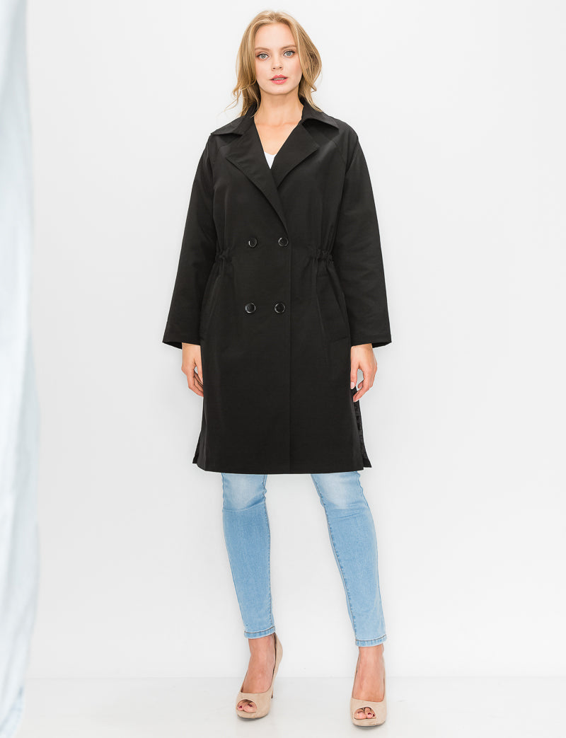Jamia Woven Trench Coat