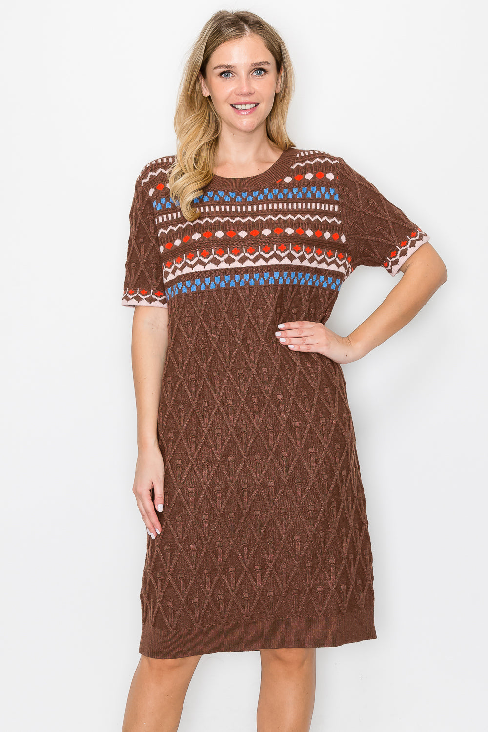 Sammie Stretch Knitted Sweater Dress