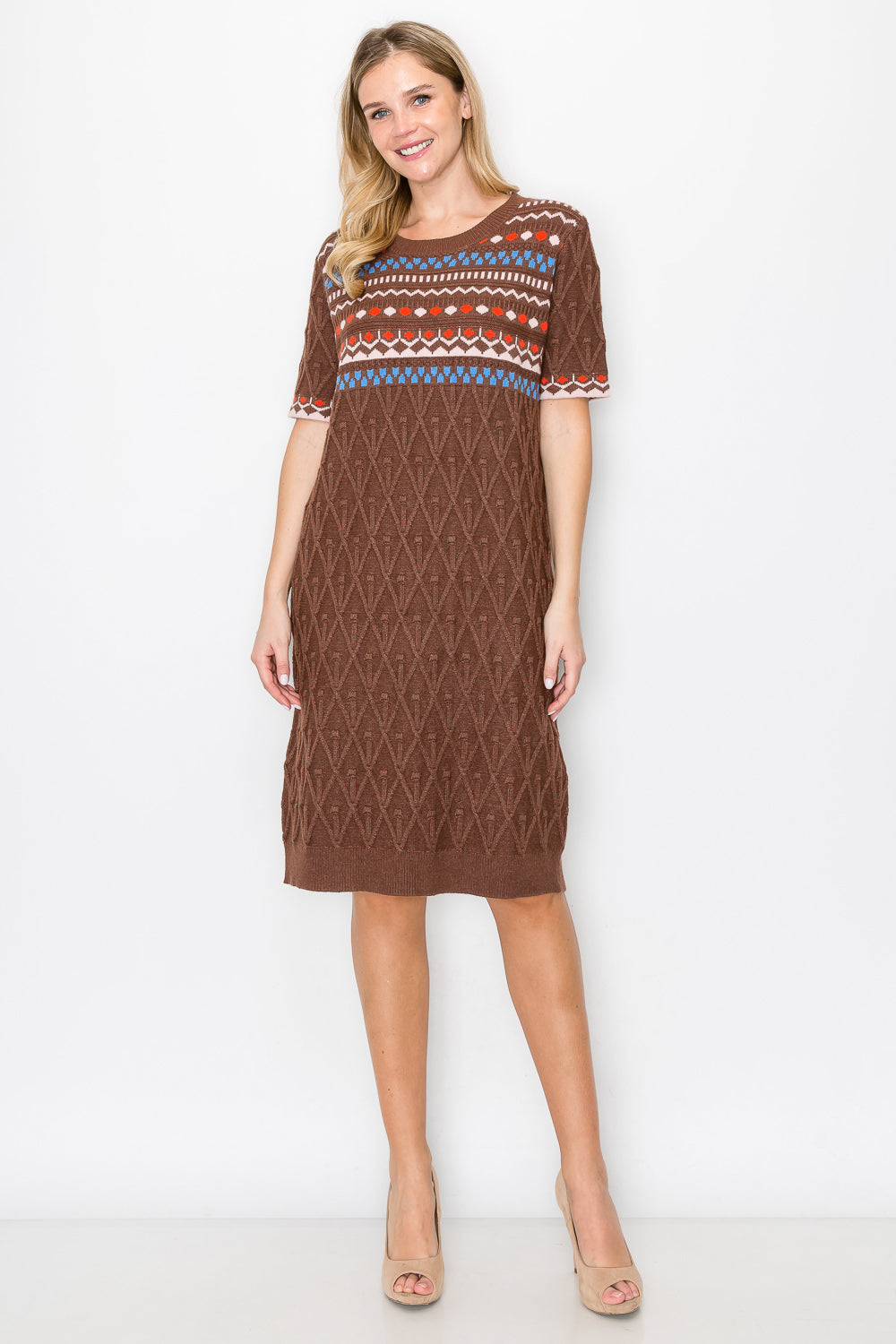 Sammie Stretch Knitted Sweater Dress