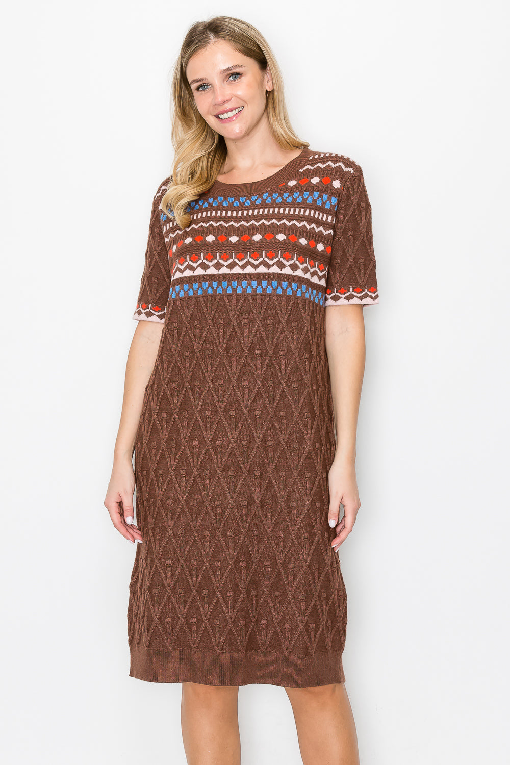 Sammie Stretch Knitted Sweater Dress