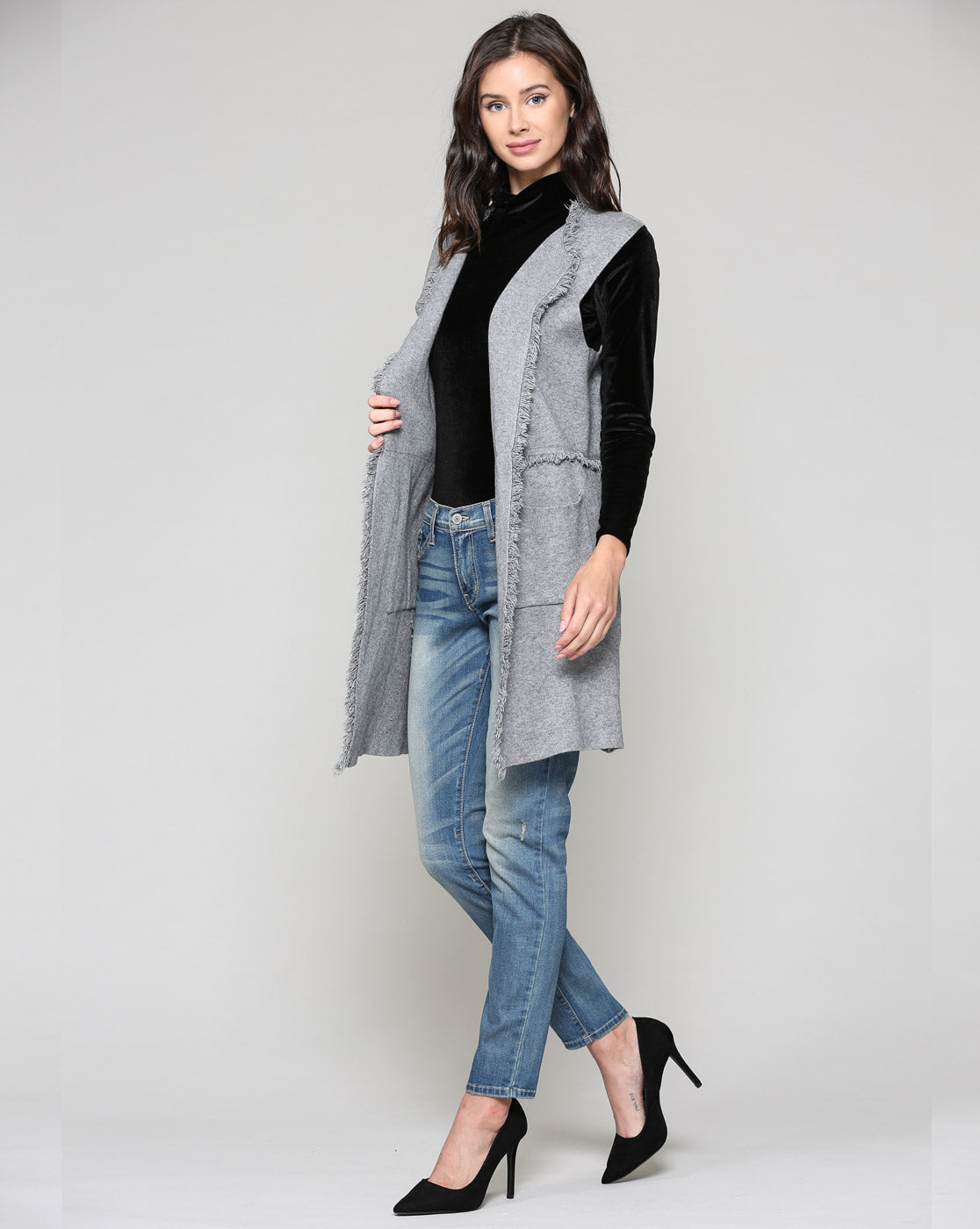 Heidi Stretch Sweater Knitted Vest