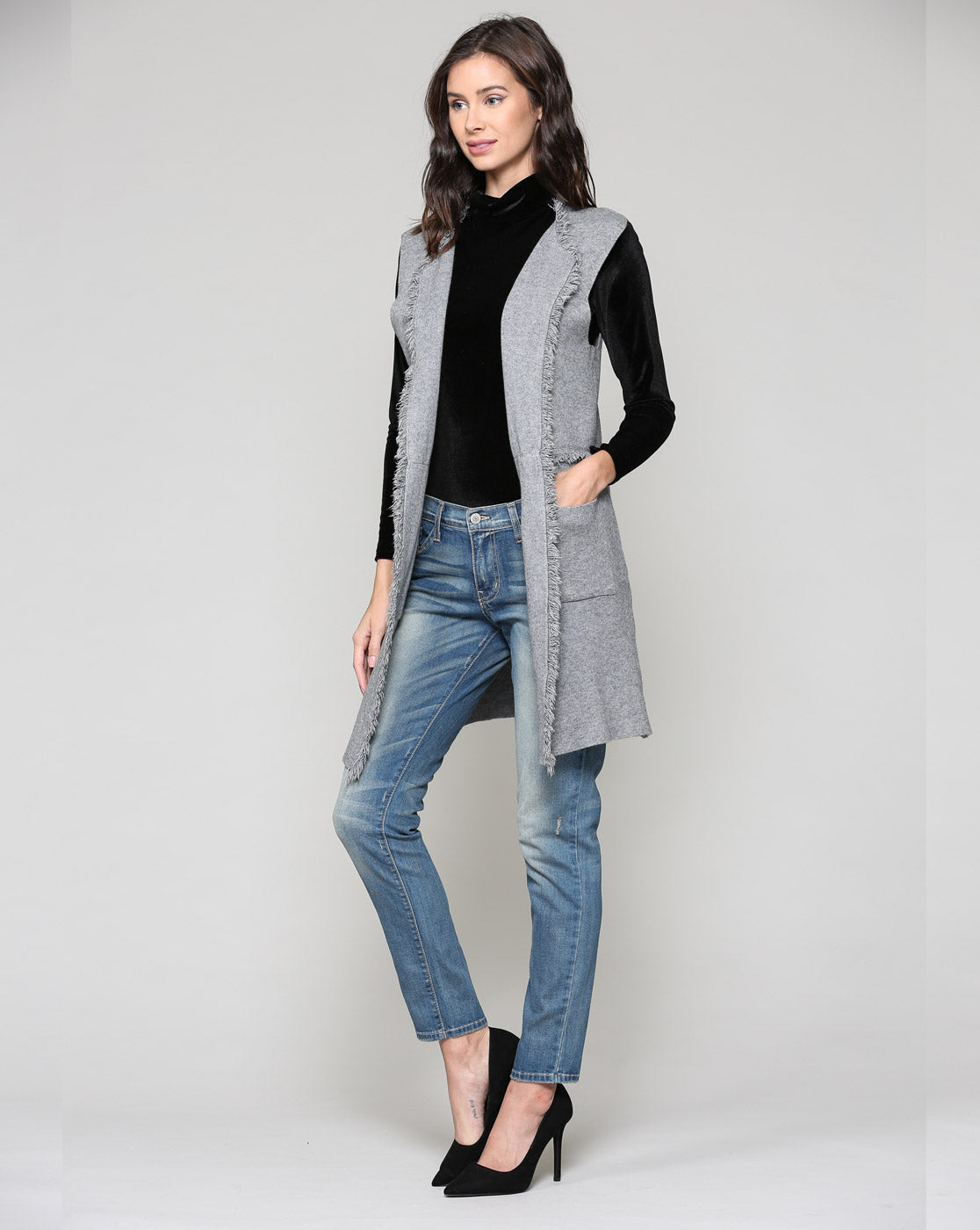 Heidi Stretch Sweater Knitted Vest