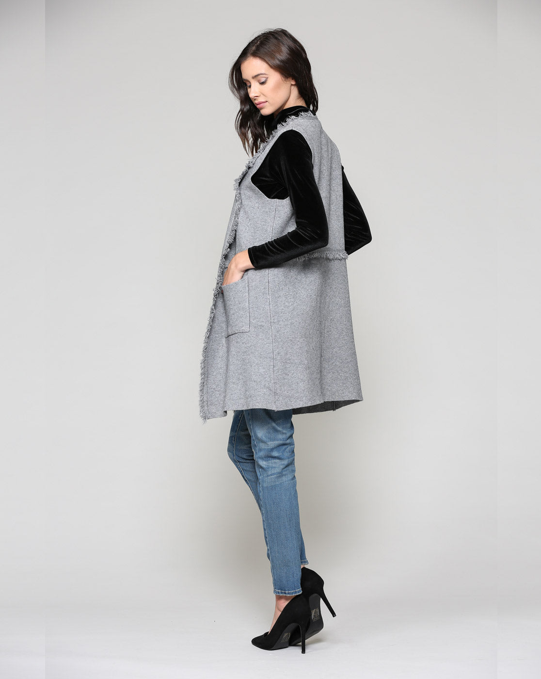 Heidi Stretch Sweater Knitted Vest