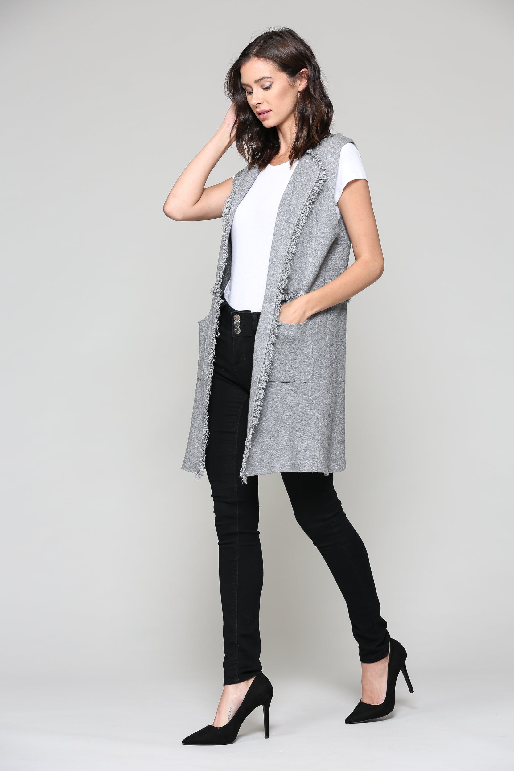 Heidi Stretch Sweater Knitted Vest